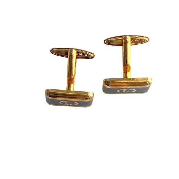 Dior Gold Tone Cufflinks - Picture 3 of 9